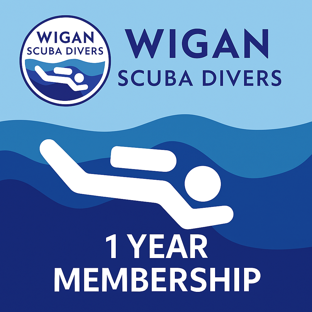 Wigan Scuba Divers 1st Year Membership